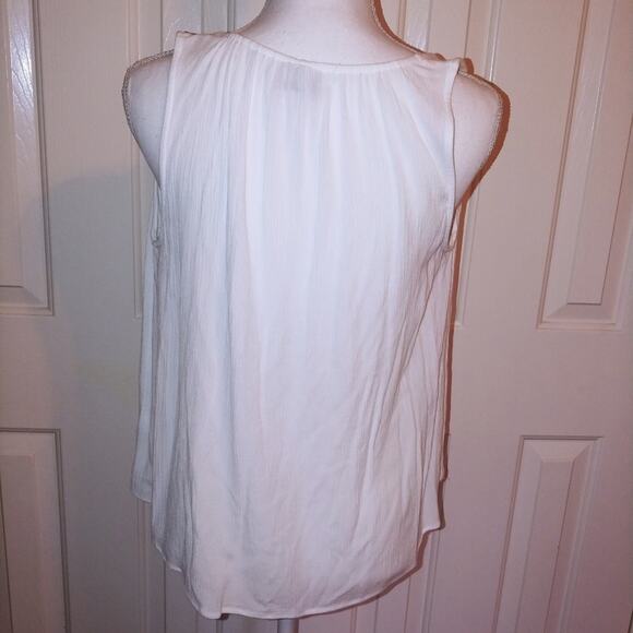 Show Me Your Mumu Tank Top Teeny Tassel XS White Boho - Picture 4 of 5